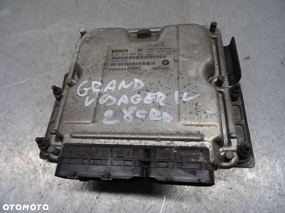 CHRYSLER GRAND VOYAGER IV LIFT STEROWNIK KOMPUTER SILNIKA P05094800AC / 0281012999 - 1