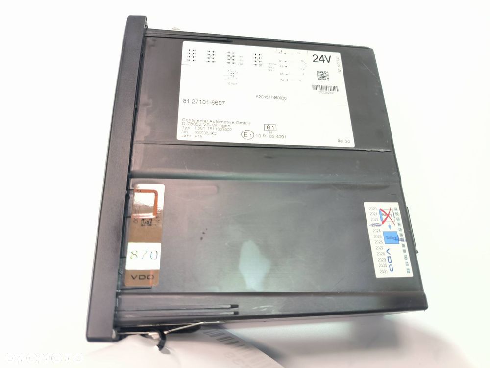 TACHOGRAF MAN TGX 18.440 81.27101-6607 - 3