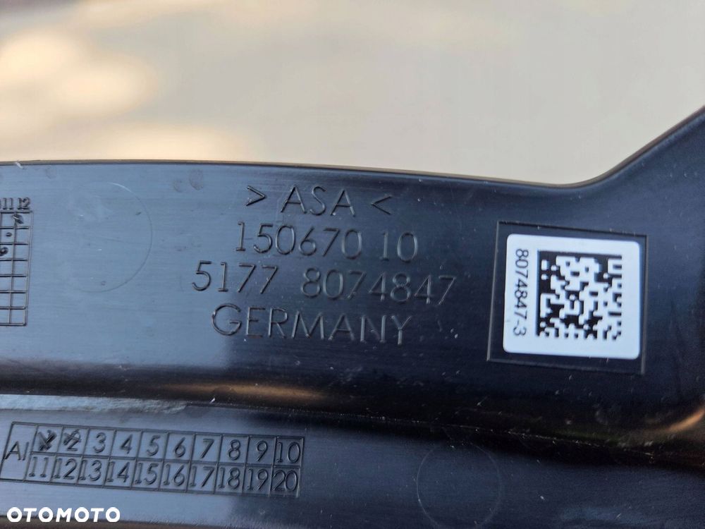 bmw m8 f91 f92 f93 g14 g15 g16 nakładka listwa nadkola lewy tył 8074847 - 3