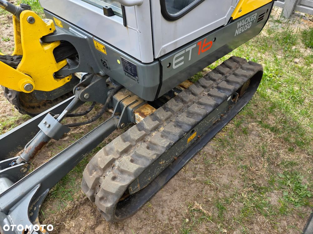 Wacker Neuson ET16 2023, stan idealny, niski przebieg 400mtg, szybkozłącze hydrauliczne, 3 x łyżka - 5