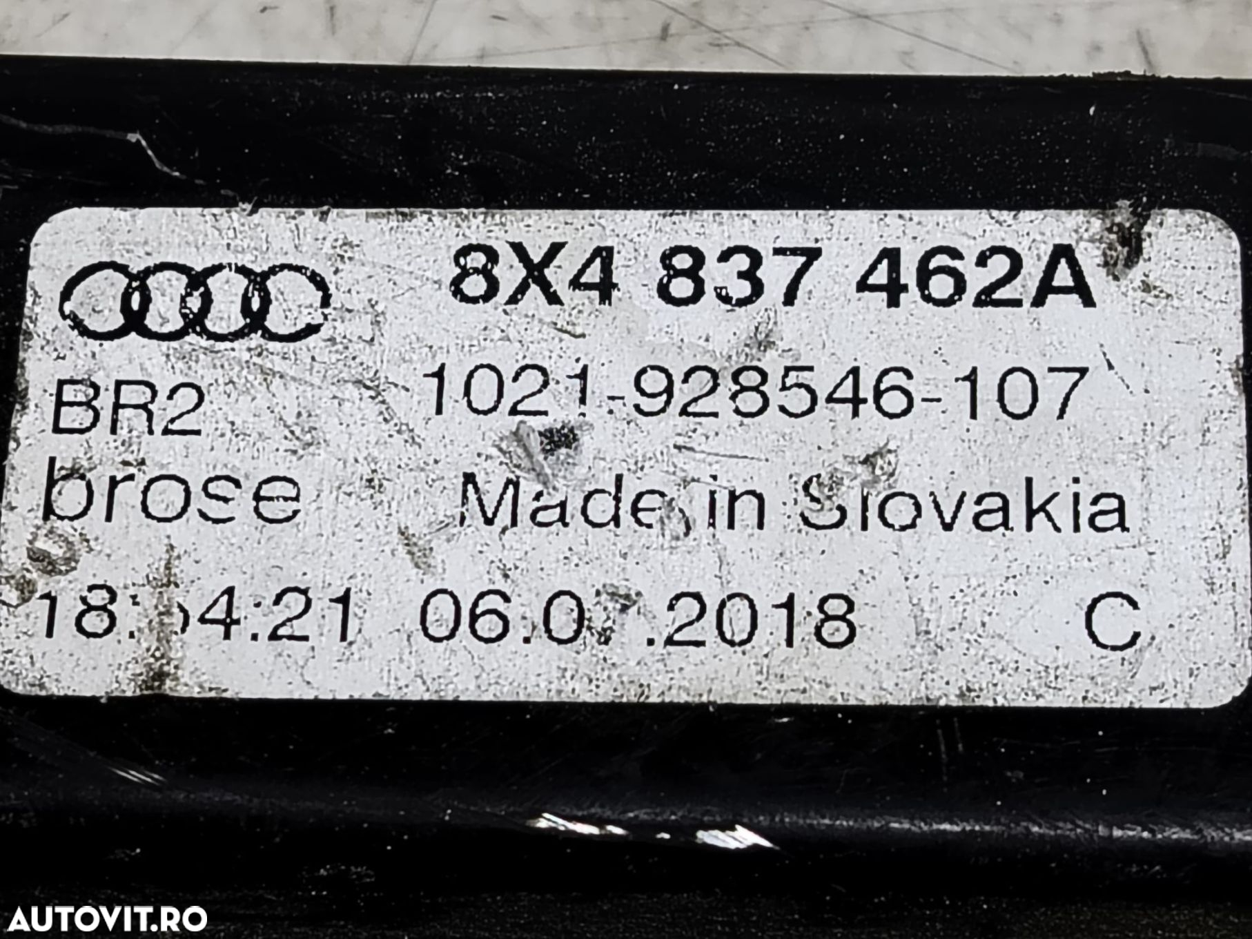 Macara dreapta fata 8x4837462a Audi A1 8X [2010 - 2014] - 3