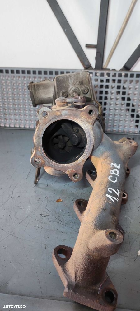 Turbo cu actuatorul crapat volkswagen vw golf 6 hatchback an 2010 1.2 benzina CBZA - 4