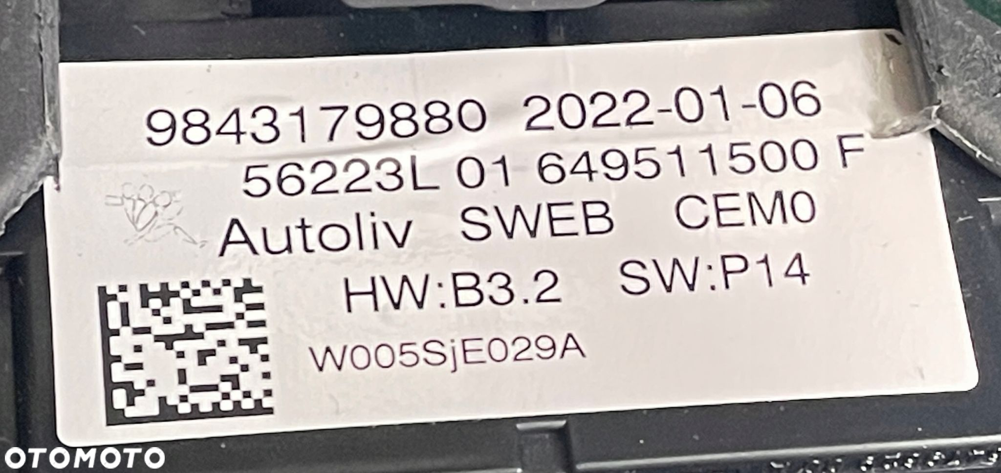 * PEUGEOT 308 III T10 GT 2021- KIEROWNICA SKÓRZANA ŁOPATKI 9843179880 - 11