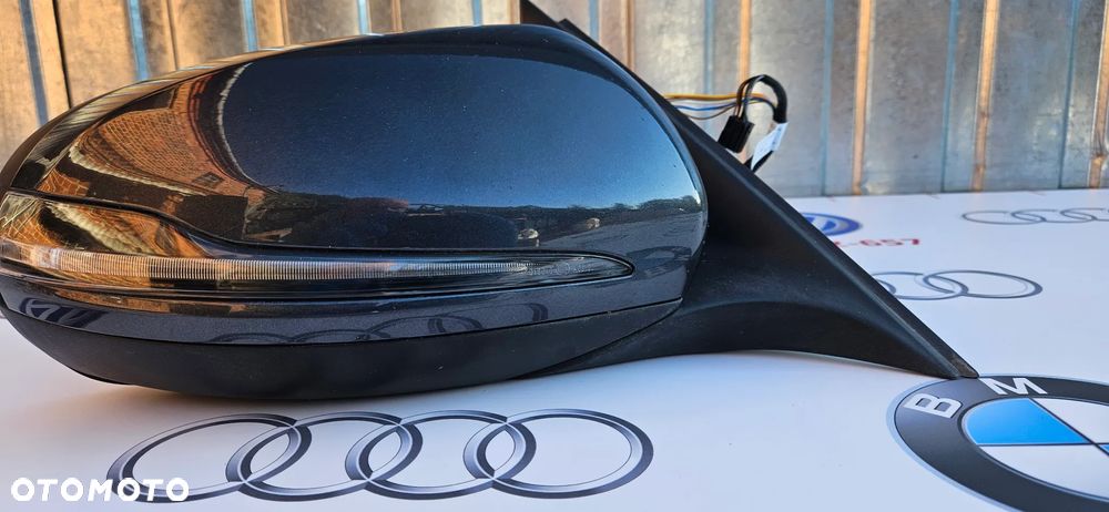 Mercedes C Klasa W205 Lusterko Prawe Kierowcy 7+7 KOLOR 755 fotochrom składane - 8