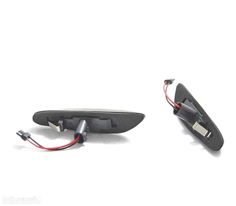 INDICADORES BMW E46 E60 E87 E84 E90 LATERAIS LED DINAMICOS FUMADO - 3