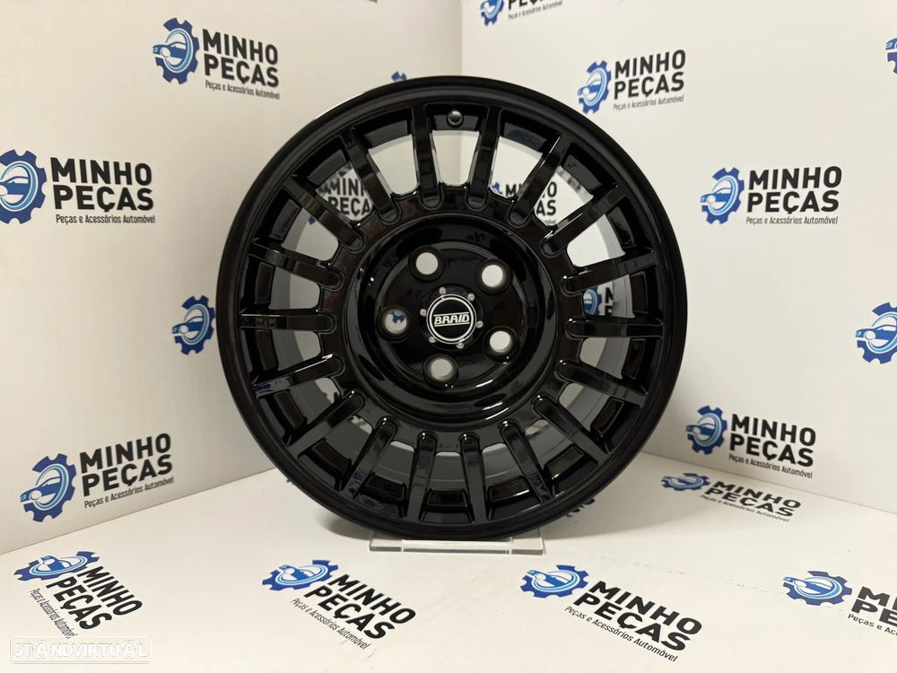 Jantes Look BRAID Win Race em 16 Preto Brilho (5X120) - 8