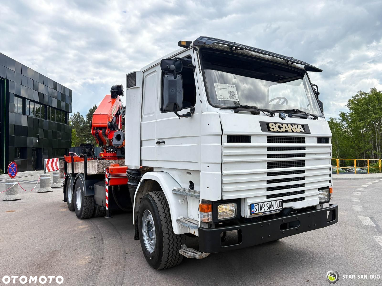 Scania R143 HL 6x2 Palfinger PK44002 Fly Jib HDS Wciągarka - 9