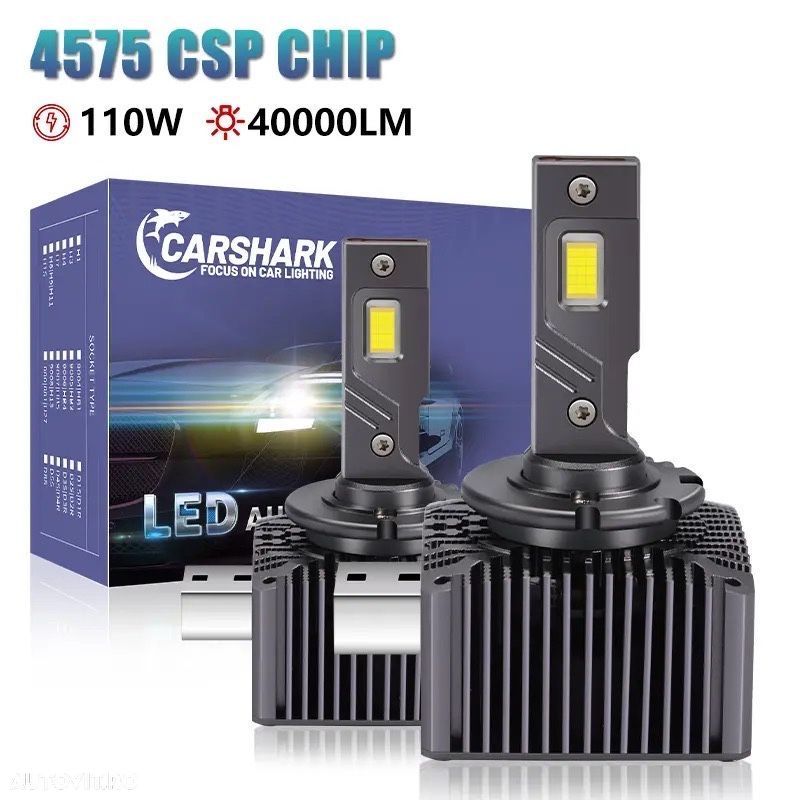 Becuri LED xenon D1S/D3S canbus Bmw Audi Mercedes Opel Skoda VW - 1