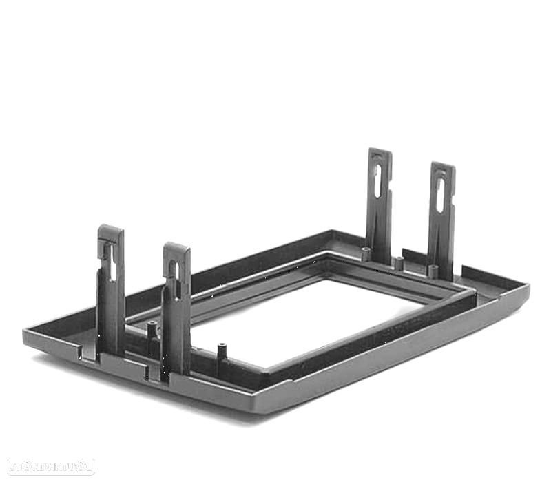 MOLDURA ADAPTADOR PRETO PARA RADIO 2-DIN PARA VOLVO XC90 02-14 - 2