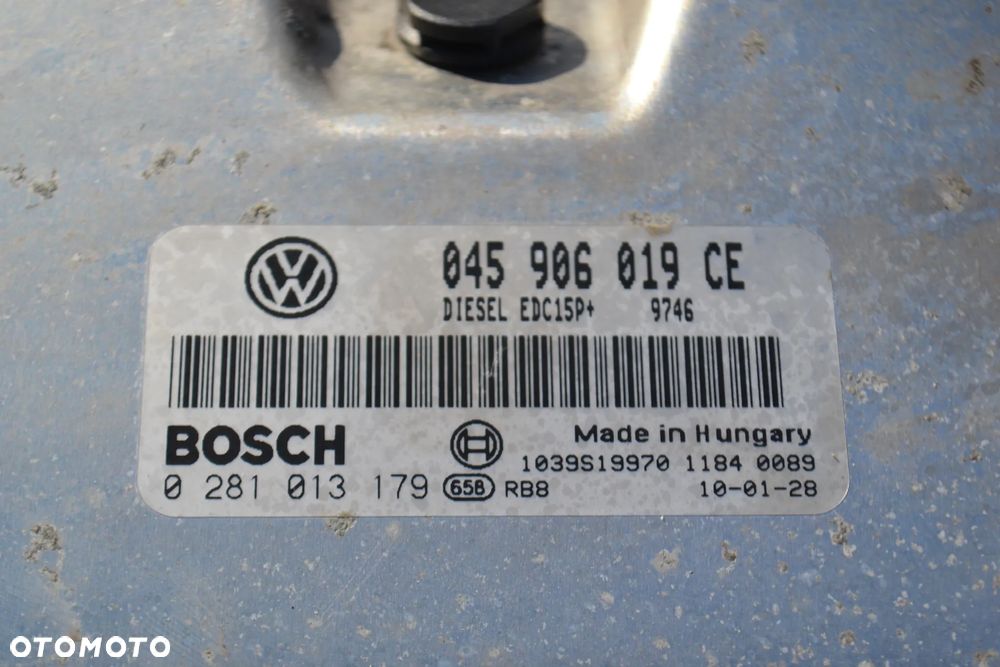 VW AUDI SEAT SKODA 1,4 TDI KOMPUTER STEROWNIK SILNIKA 045906019CE 0281013179 - 2