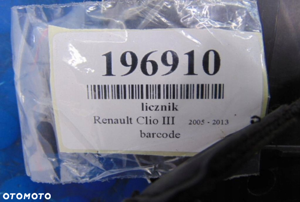 RENAULT CLIO III 1.2 16V LICZNIK 8200715181 - 5