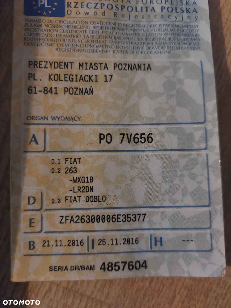 Fiat Doblo Maxi 1.4 Benzyna 120KM Klima Salon Polska Faktura Vat 23% - 18