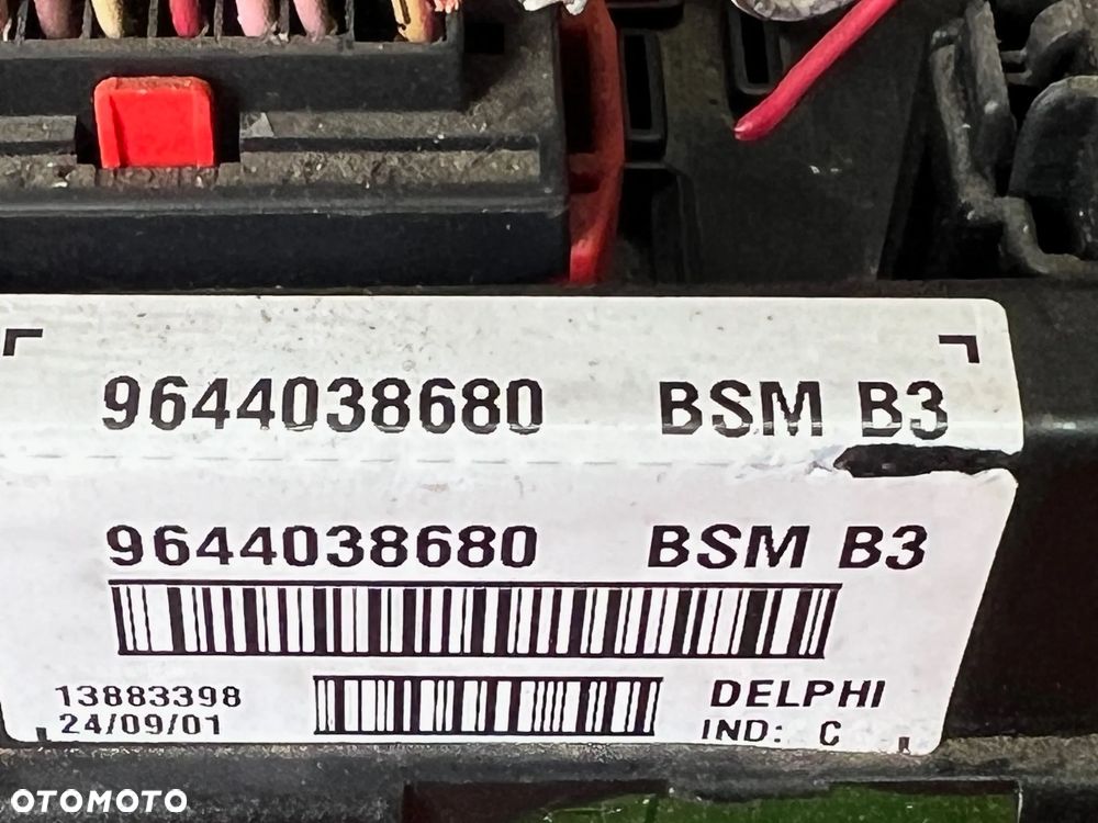 MODUŁ SKRZYNKA BEZPIECZNIKÓW BSM B3 9644038680 PEUGEOT CITROEN - 2