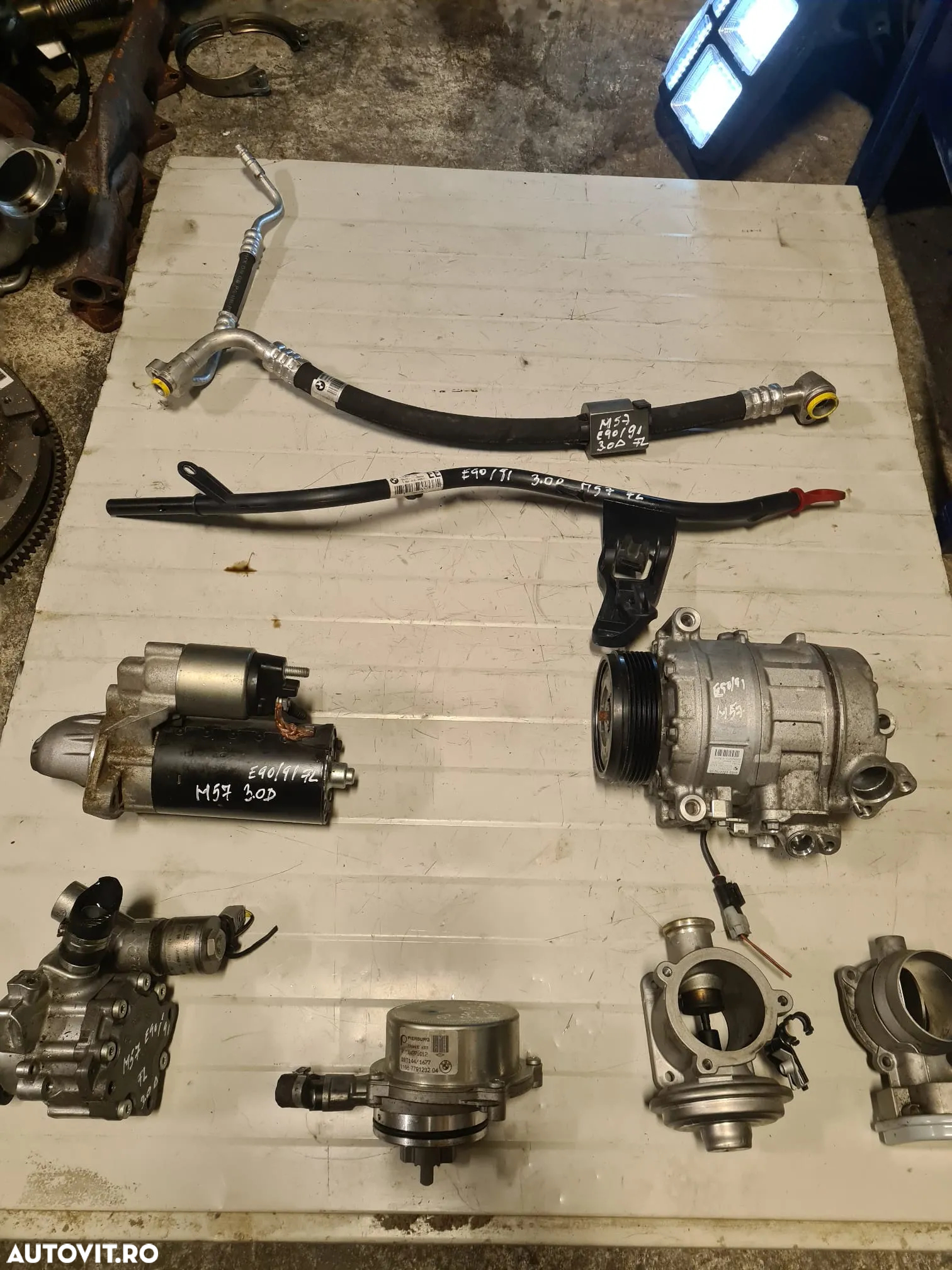 Compresor clima,electromotor Bmw seria 3 E 90/91 motor 3.0d M57 - 2
