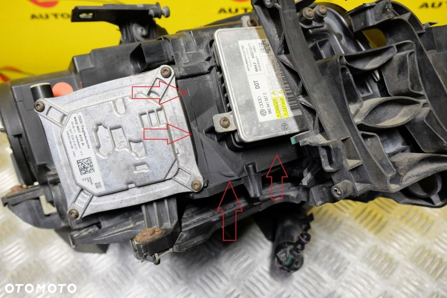 AUDI A4 S4 B8 2009-2012 REFLEKTOR LAMPA XENON NIESKRĘTNA LEWA USA - 13