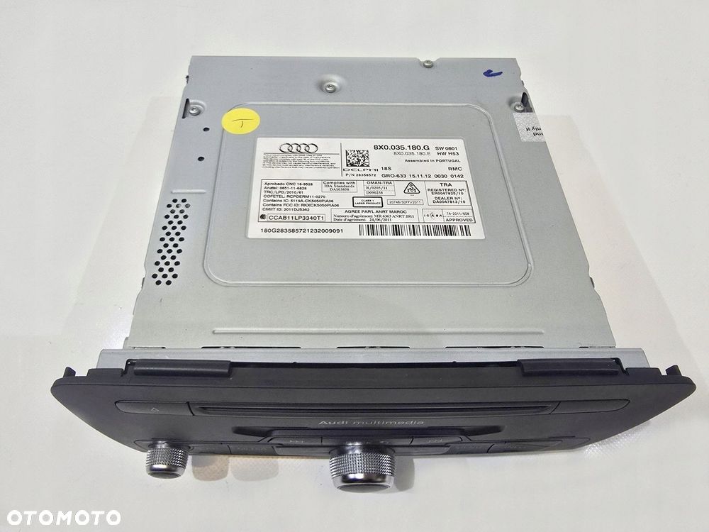 radio navi nawigacja mmi audi a1 i 8x 14r 8x0035180g - 2