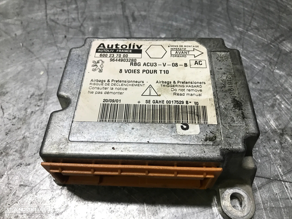 CENTRALINA DO AIRBAG PEUGEOT 206 600237000 9644903280