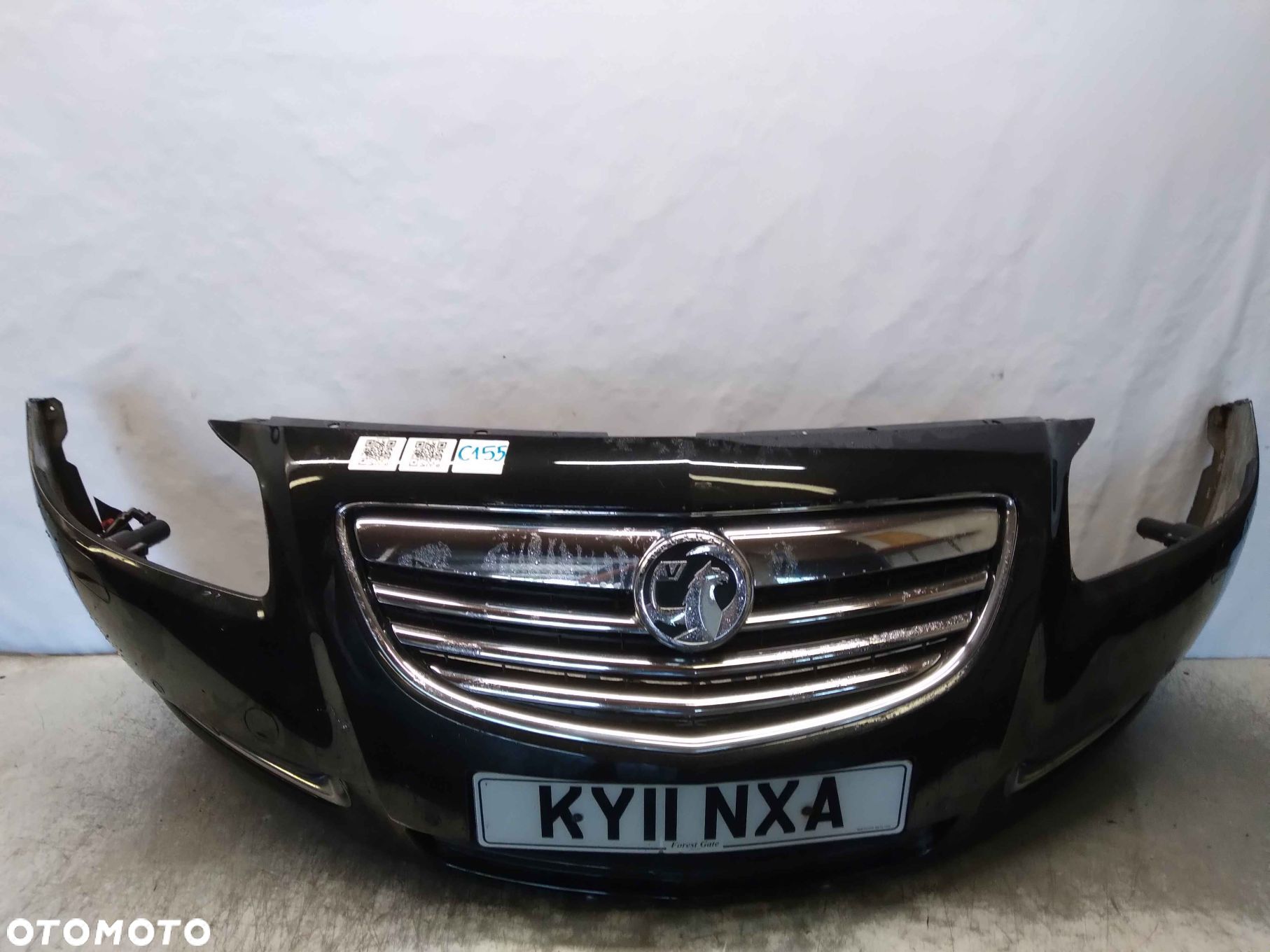 ^ ZDERZAK PRZÓD PRZEDNI OPEL INSIGNIA A I 1 Z22C CZARNY PDC CZUJNIKI SPRYSKIWACZE LAMP XENON HALOGENY - 1