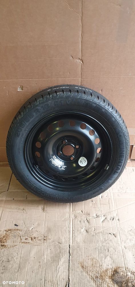 Felga stalowa zapas 4X100 6,5J ET49 205/55 R16 Renault Megane II - 1