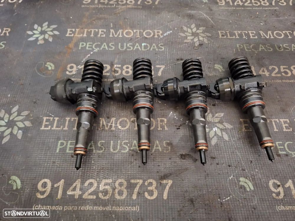 Injetores usados VW AUDI 1.9 TDI 100CV ATD BOSCH 0414720037 BC GOLF A3 LEON TOLEDO - 2