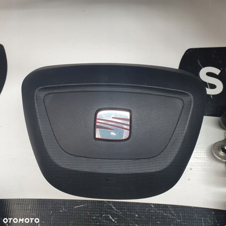 SEAT IBIZA 6J IV AX2 DESKA ROZDZIELCZA KONSOLA KOKPIT PULPIT PODUSZKI AIRBAG AIR BAG PASY KIT SET - 6