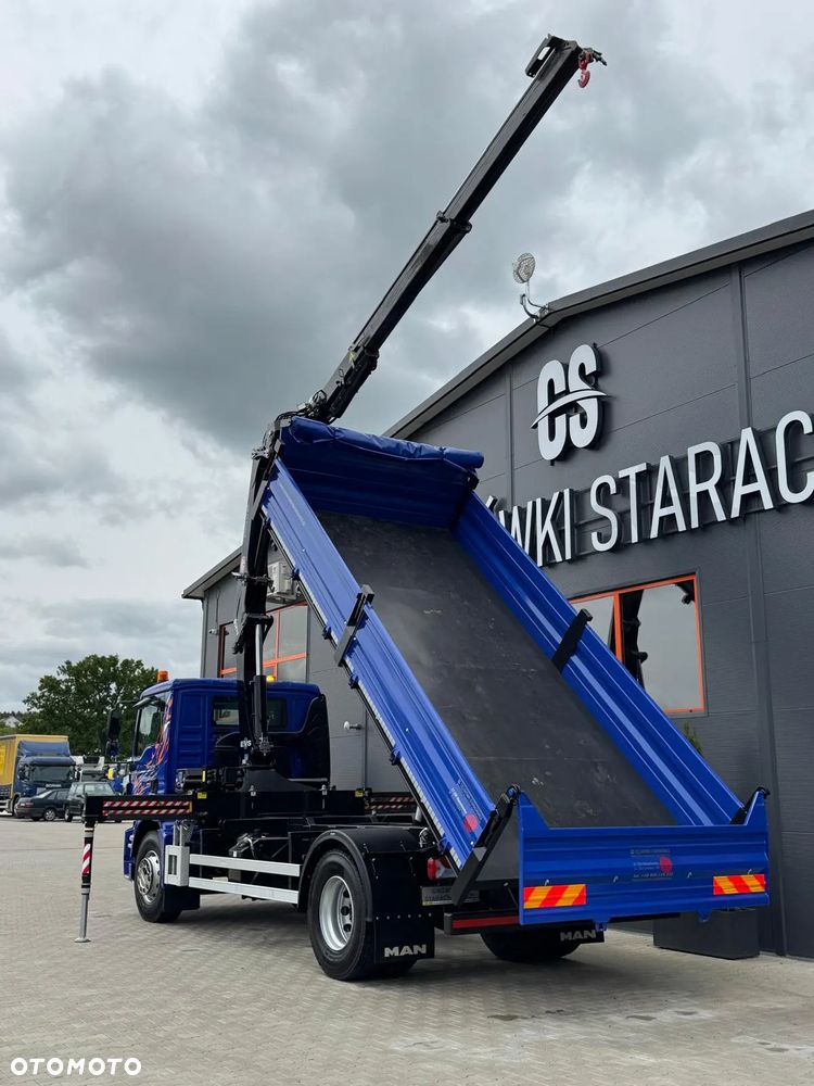 MAN TGM TGL TGS 18.250 // E6 // wywrotka + HDS HMF z pilotem // 4x2 // budowlanka // kiper wywrot żuraw dzwig kran crane - 4