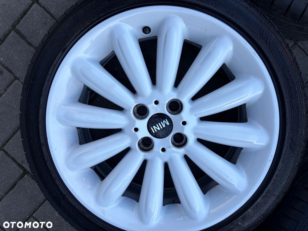 Alufelgi Mini białe 17' 4x100 opony letnie - 4