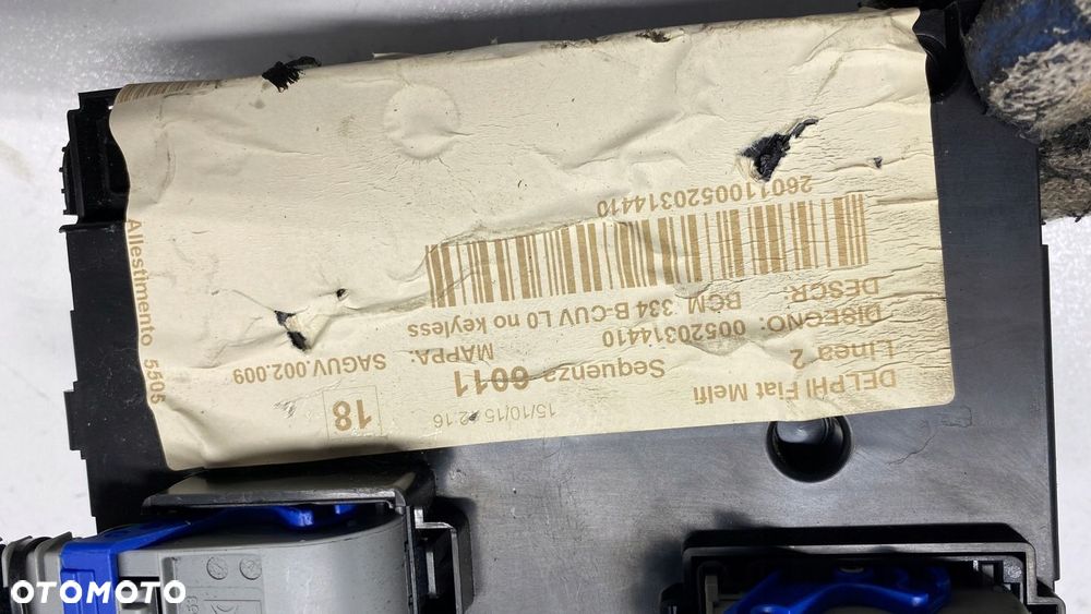 FIAT 500X BSI OBUDOWA SKRZYNKA PUSZKA BEZPIECZNIKÓW 00520314410 - 6