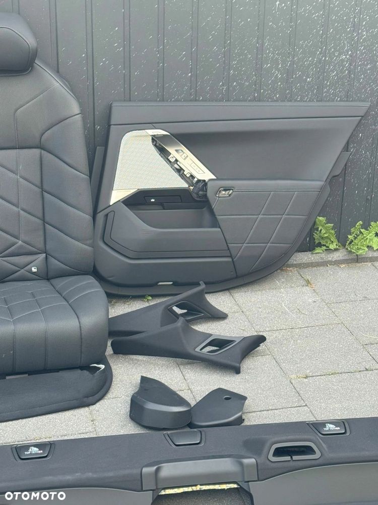 FOTELE TAPICERKA BMW 7 G70 INDIVIDUAL CZARNE MASAŻ WENTYLACJA GRZANE - 10