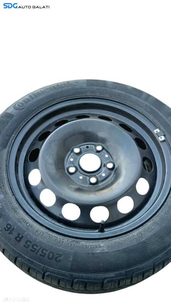 Janta Rezerva Tabla 205 55 16 R16 6½ 16H2 Volkswagen Golf 7 2013 - 2020 Cod 5Q0601027 [M8760] - 5