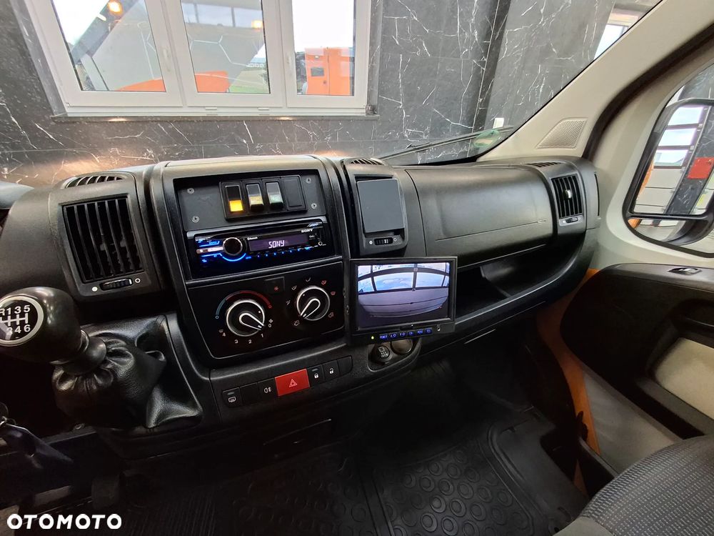 Citroën Jumper Ducato Doka Dubel Kabina Brygadówka Skrzynia Pomarańczowy Służba Drogowa Służba Autostradowa Plandeka Kamera Cofania Hak Webasto Klimatyzacja Niski Przebieg 99 Tyś Km 7 Osób - 15