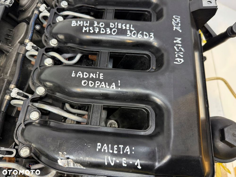 SILNIK M57D30 BMW E60 E61 E90 E91 E65 3.0 D diesel kompletny sprawny 306D3 - 8