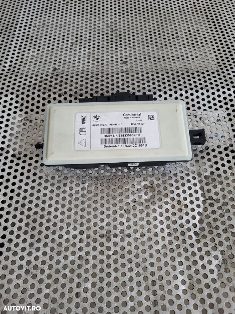 Calculator Modul Ecu Airbag Bmw F10 F11 F12 F13 F06 F07 F01 F02 X5 X6 F15 F16 Cod 9330952 Dezmembrez Bmw F10 F11 LCI M Paket Cod Motor N55B30 3.0 3.5 4.0 Benzina An 2012-2013-2014-2015-2016-2017 - 1