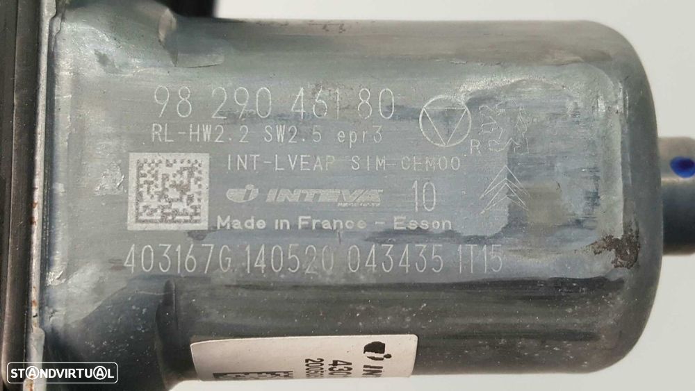 ELEVADOR TRASEIRO ESQUERDO PEUGEOT 208 (P21E) 208 II (UJ) ALLURE - 6