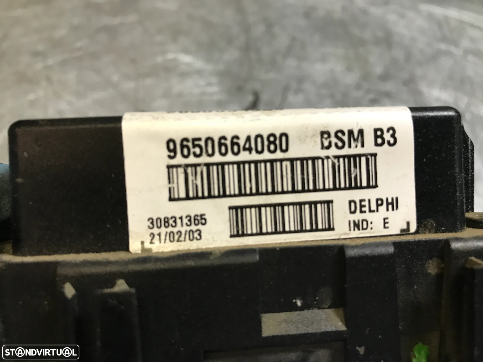 CAIXA DE FUSIVEIS BSM B3 PEUGEOT 206 307 9650664080 - 4