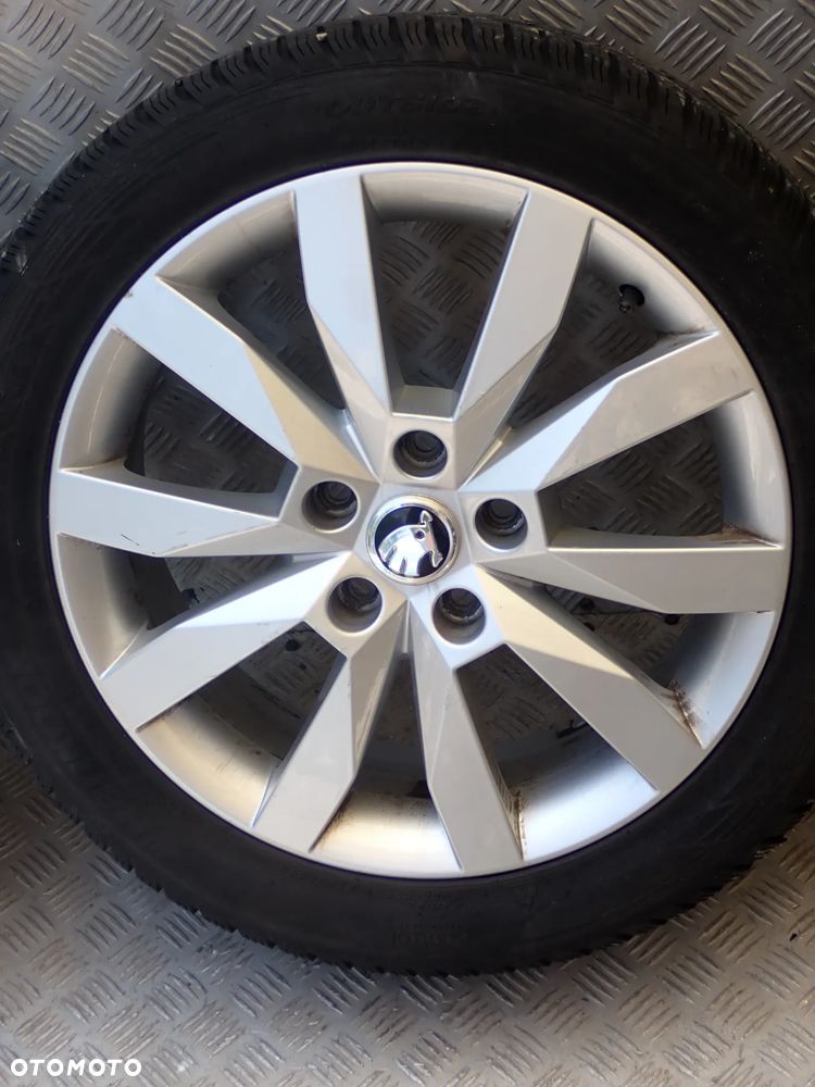 FELGI ALUMINIOWE SKODA 6JX17  ET 48  5X112  5E0601025 OPONY GRATIS 205/50/17 - 5