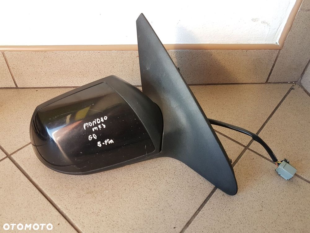 MONDEO MK3 00- LUSTERKO PRAWE CZARNE G0 GO 5-PINÓW - 1