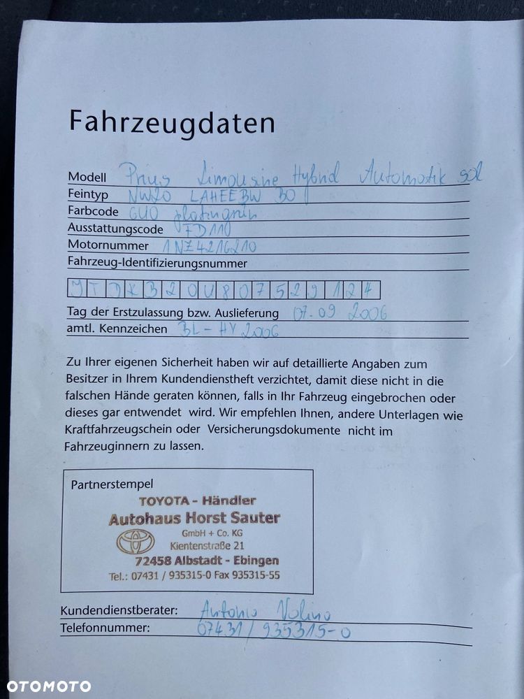 Toyota Prius 1.5 VVT-i Sol - 27