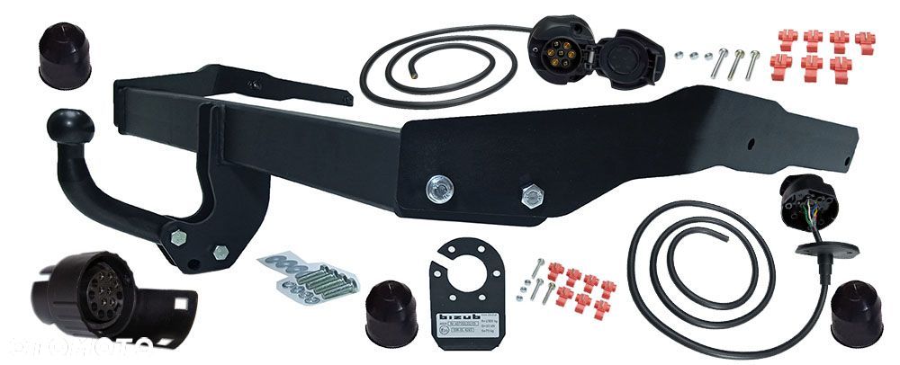 HAK HOLOWNICZY + WIĄZKA 7PIN/13 FORD FOCUS MK3 3 III KOMBI TOURNIER 2011-2018 - 13