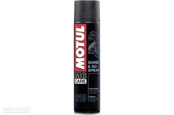 Motul , abrilhantador silicone spray shine e go E10 - 1