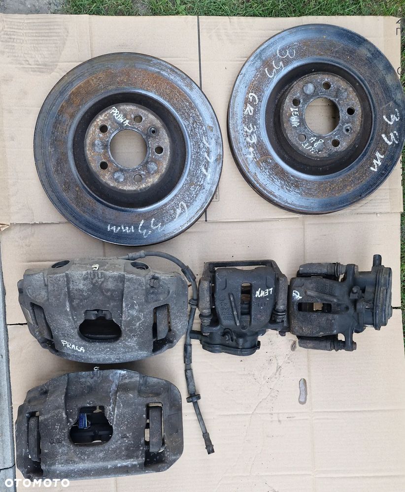 TARCZE ZACISKI KOMPLET AUDI A8 D4 4H0 355mm 4H05AN - 1