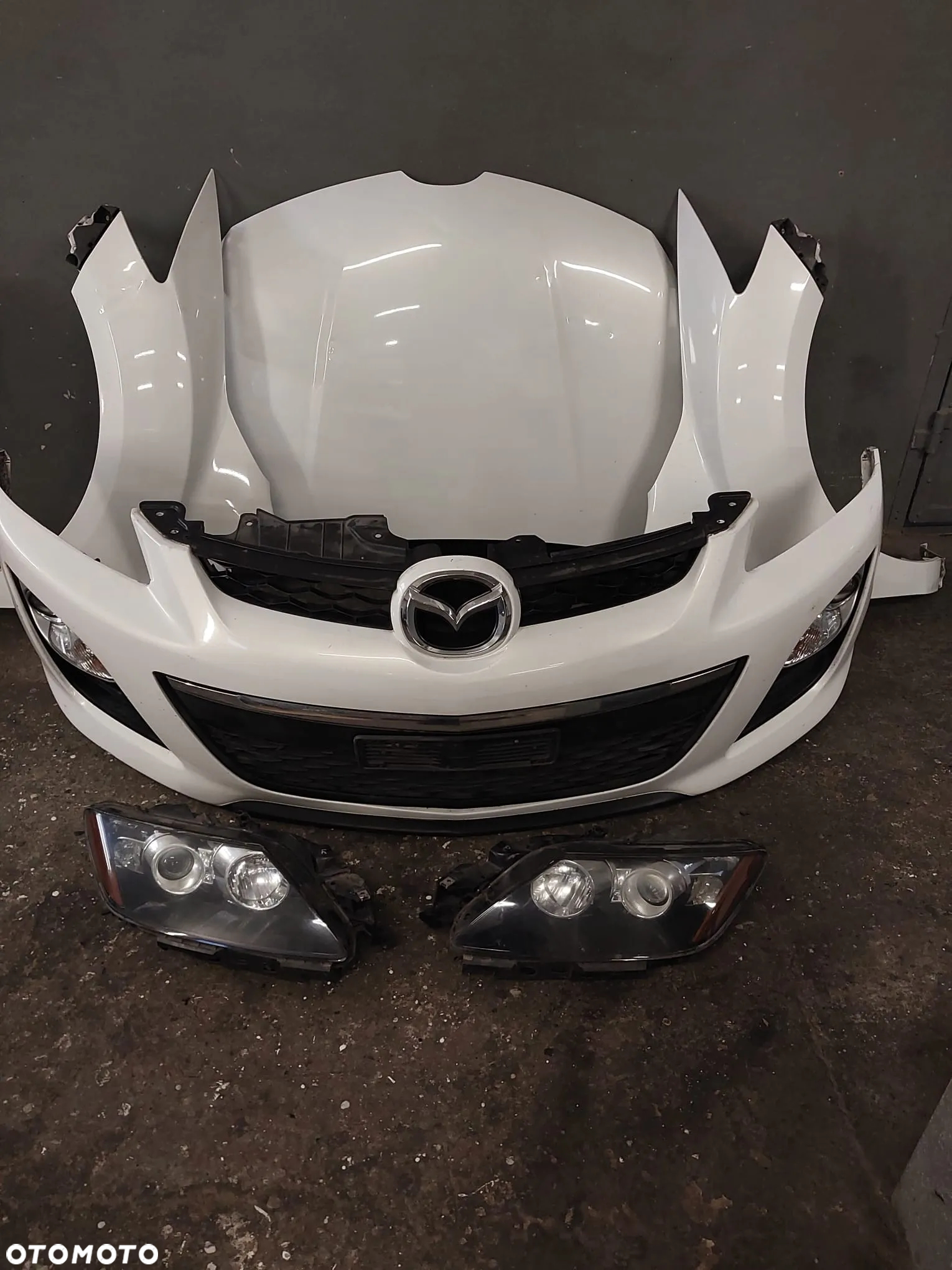 Mazda cx7 maska zderzak blotniki lampy - 3