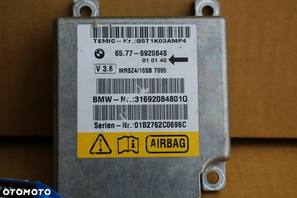Moduł sensor poduszek AIRBAG BMW 5 e39 6920848 V 3.6 (4478) - 2
