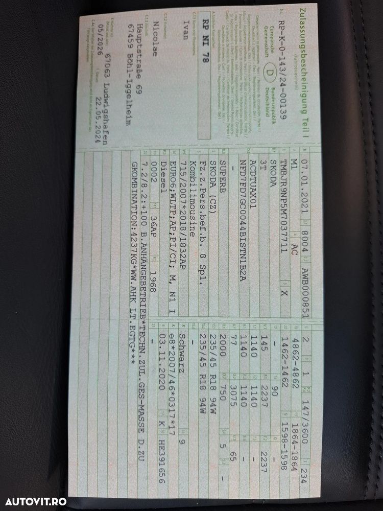 Skoda Superb 2.0 TDI DSG Style - 11