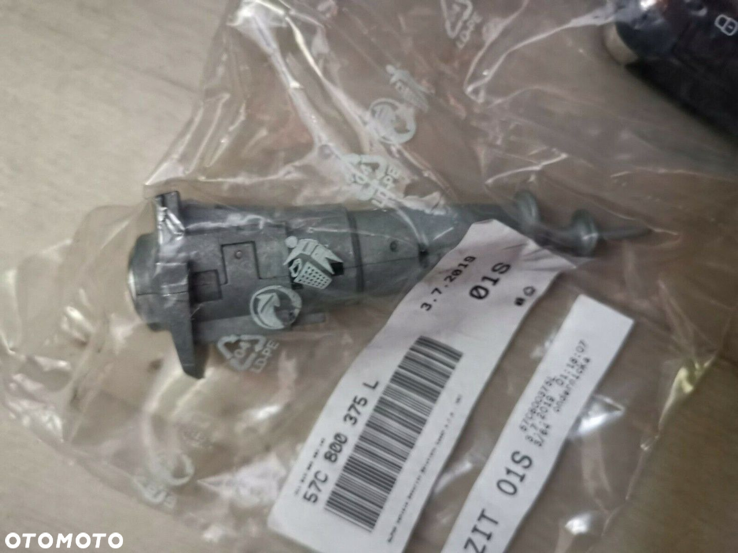 Zestaw cylinderka zamka Skoda 57C800375L - 2