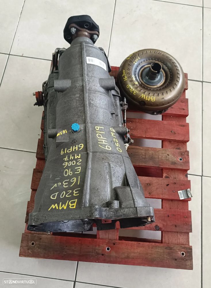 Motor BMW 320D 163cv E90 E91 2.0D M47 204d4 2006 - caixa velocidades automatica 6HP19 052MD - 14