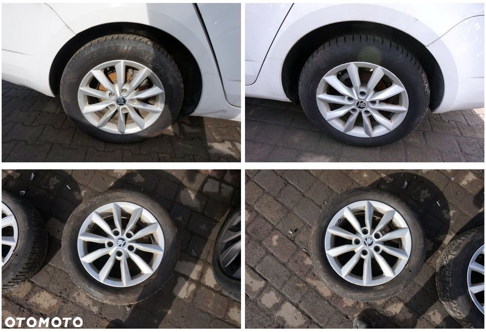 KOŁA FELGI ALUFELGI OCTAVIA III 5E3 16 5X112 ET46 6.5J 5E0601025B  16 5X112 ET46 6.5J SKODA 2012-2016 - 1