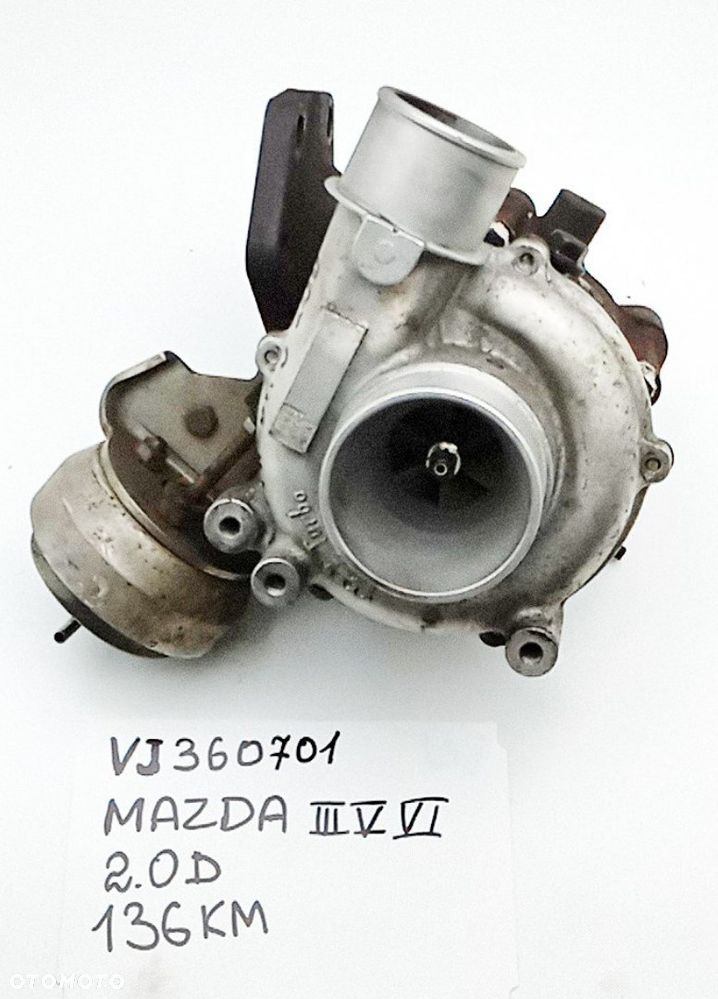 TURBINA 2.0 D 2.0 CITD 136KM MAZDA 3 5 6 VJ360701 - 1