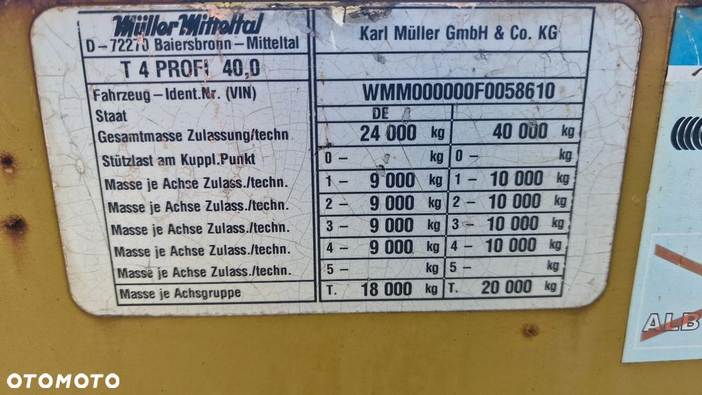 Goldhofer Mullermittental podwoziowa 4 osie - 10