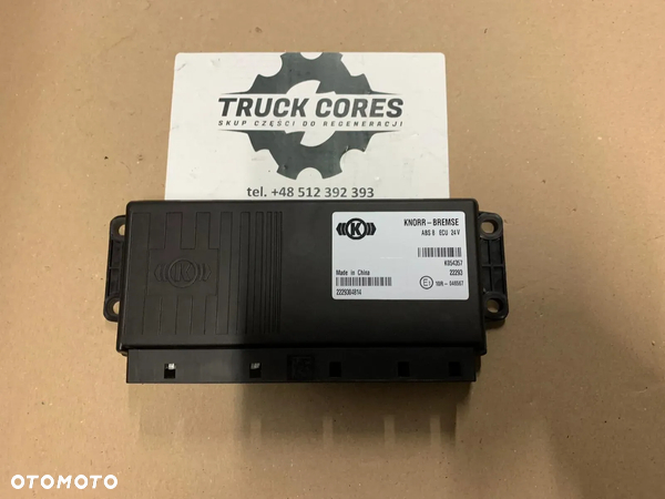 Nowy Sterownik ECU ABS 8 Knorr-Bremse K054357 / 2229304814 24 V